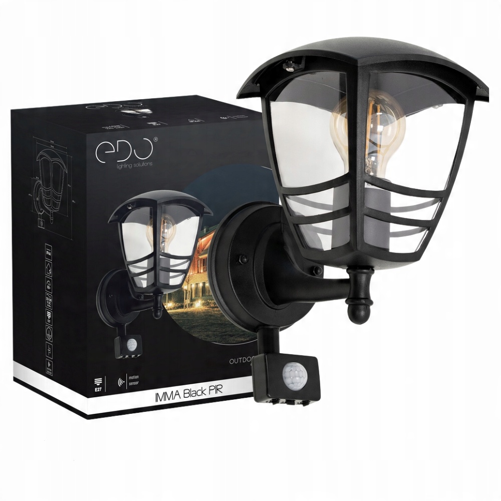 

Lampa Kinkiet Ogrodowy Elewacyjna Z Czujnik IP44