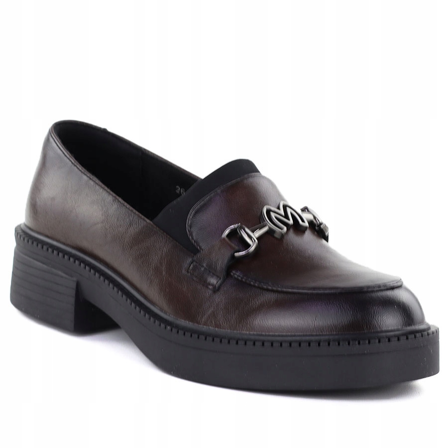 Kožené dámské mokasíny Vinceza bordové, velikost 39985 38