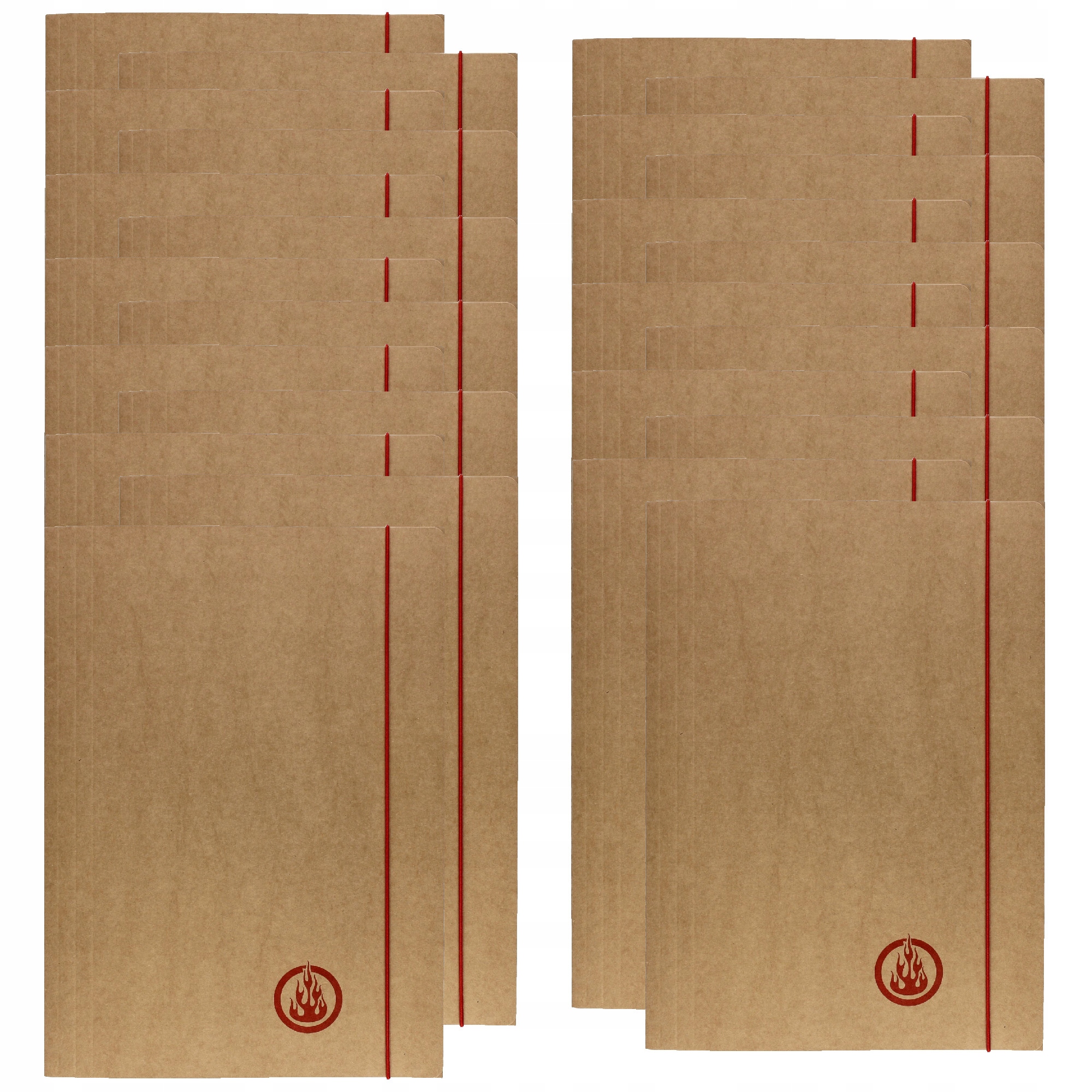 Teczka z gumką A4 Eco ogień 300g Barbara 25 szt.