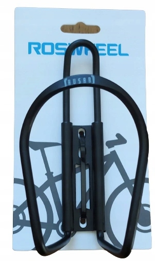 Koszyk bidonu ROSWHEEL ALUMINIOWY lekki CZARNY Marka Roswheel