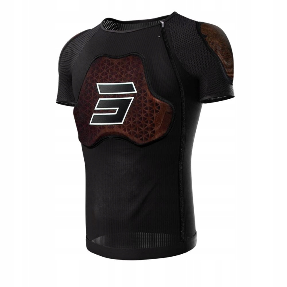 Tričko Motocyklová Košeľa S Chráničmi Shot Race D3O Čierna L