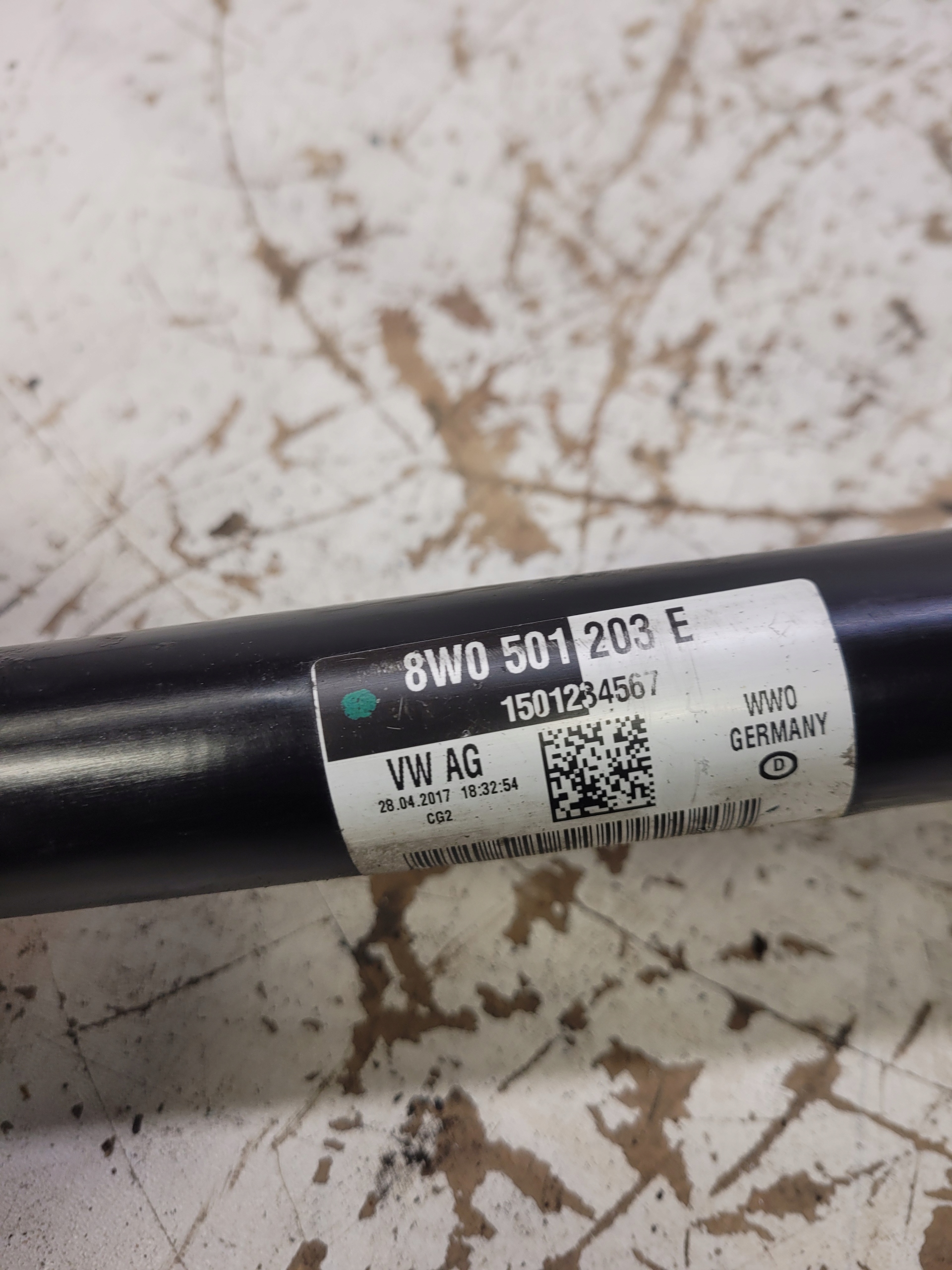 Antriebswelle links oder rechts heck AUDI A4 B9 8W0501203E