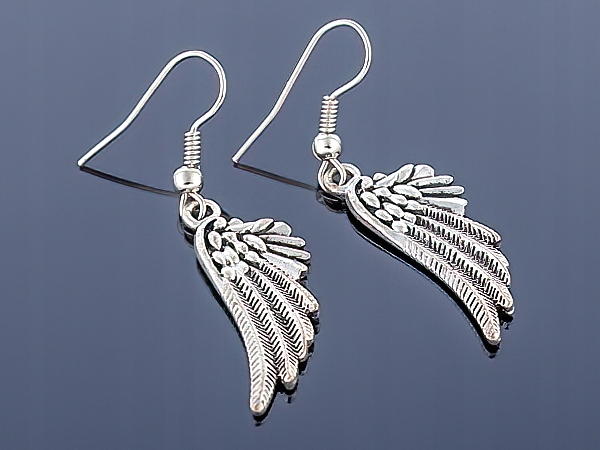 

Srebrne kolczyki skrzydełka