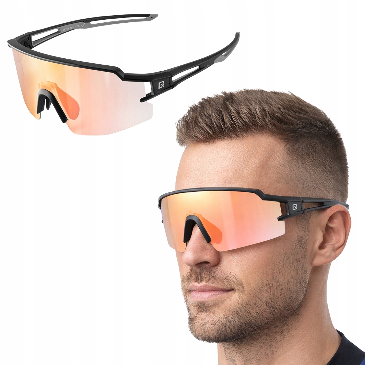 Okulary Rowerowe Sportowe Na Rower Fotochromowe UV400 Ultralekkie Rockbros