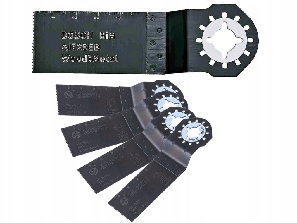 BOSCH GOP AIZ28EB brzeszczot drewno metal 5szt.