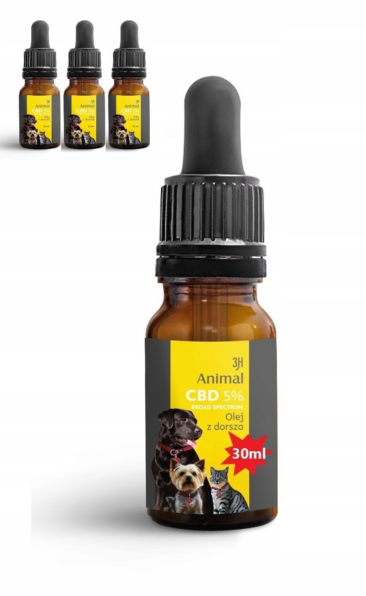 Cbd 5% Konopný Olej Pro Zvířata Broad Spec 30 ml