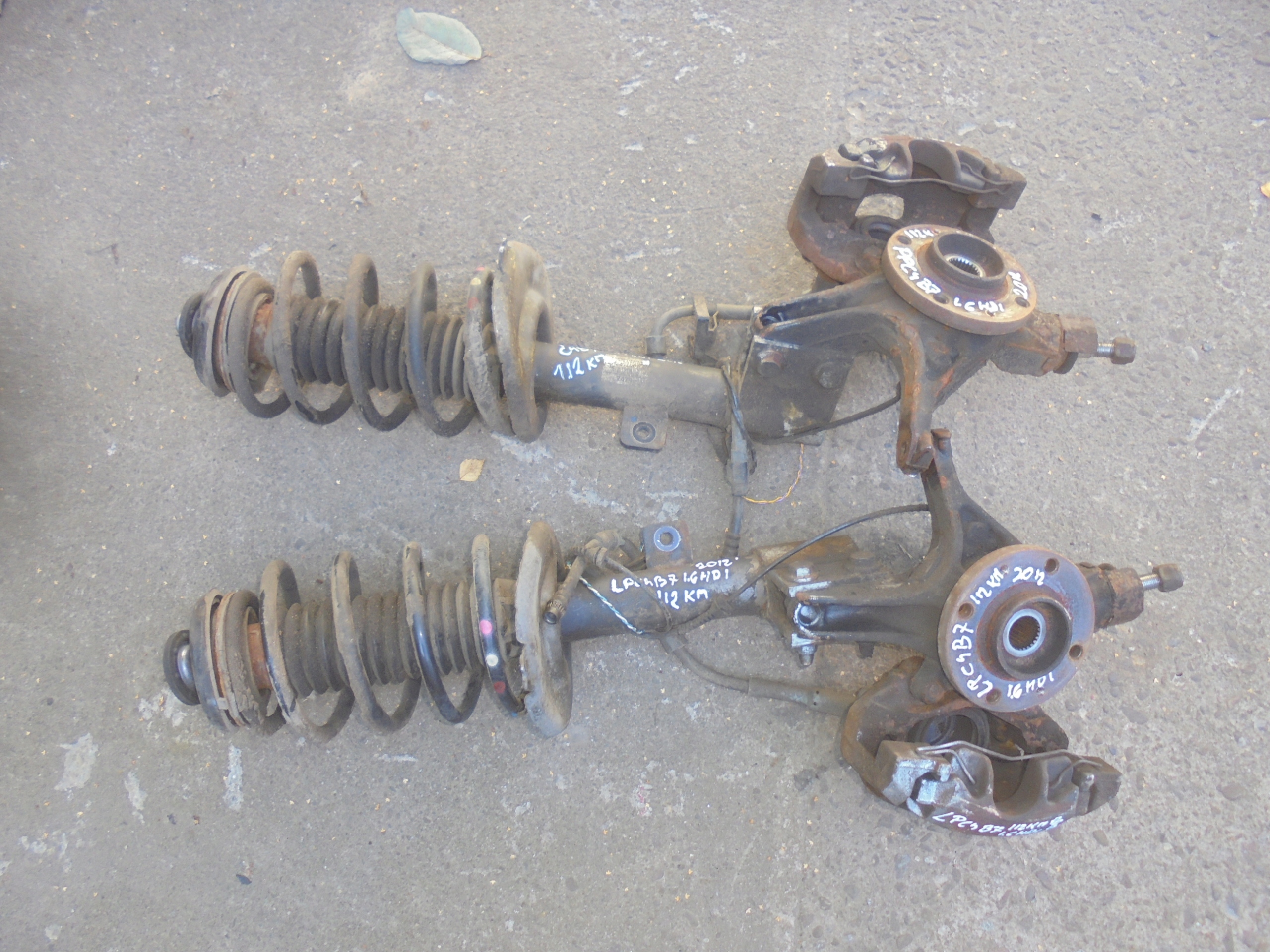 MACPERSON swing CITROEN C4 II B7 1.6 HDI 2010-2015
