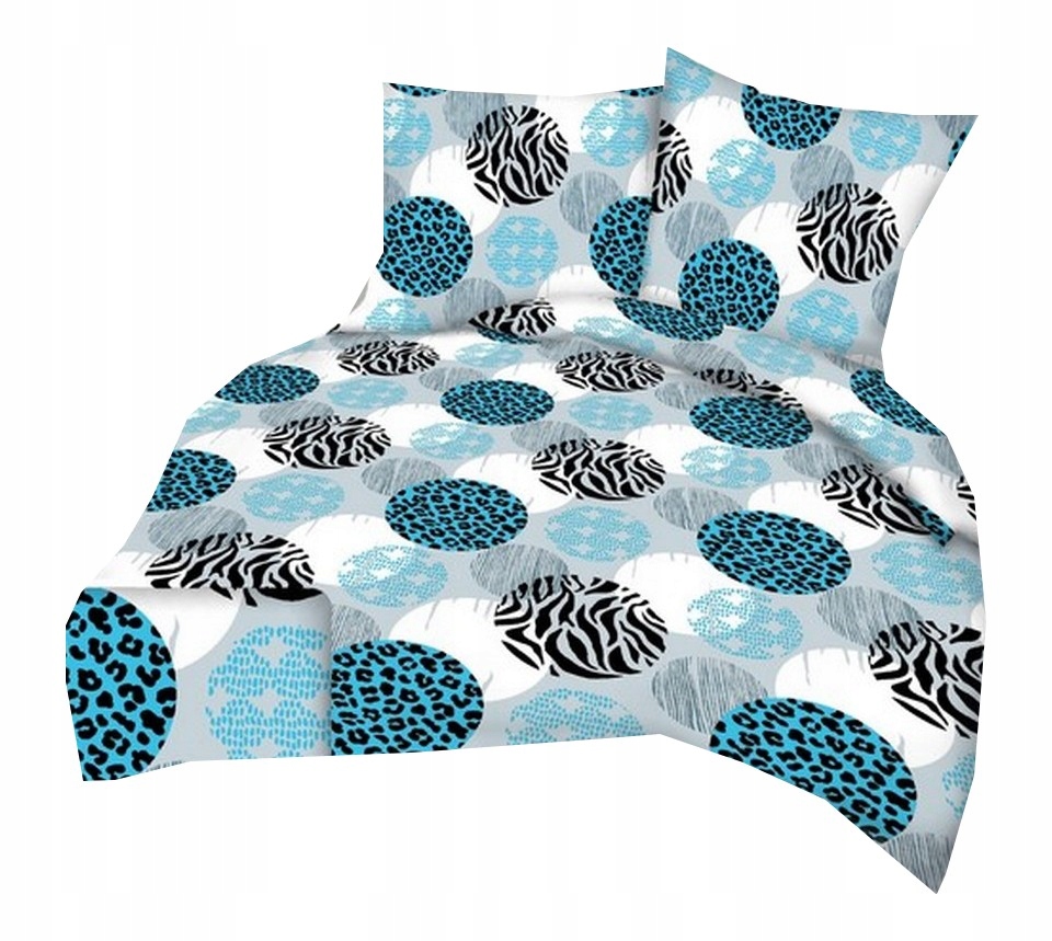 krepové povlečení 220x200 2 povlaky Premium 100% bavlna v polštině Panterka