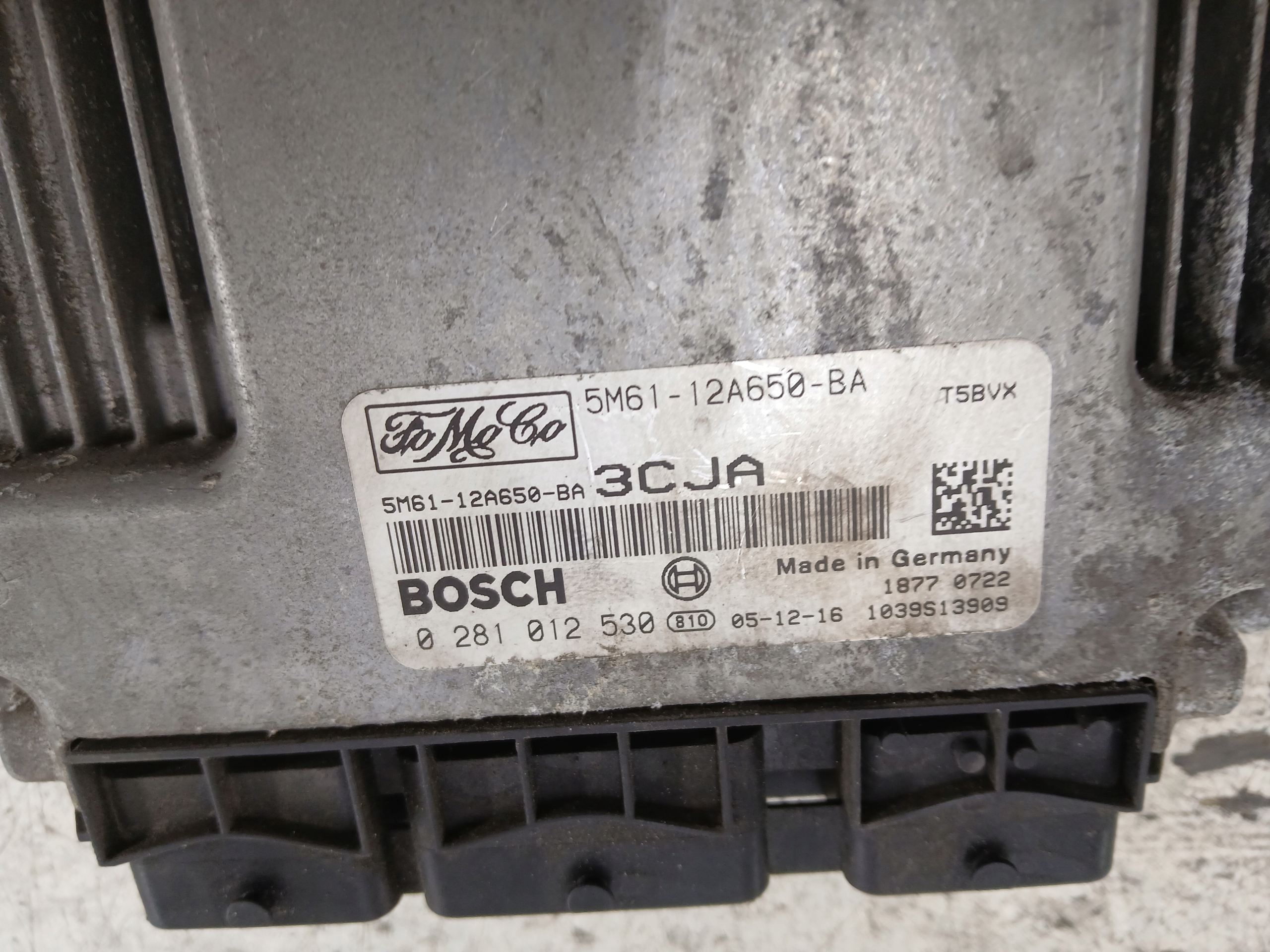 MAZDA 3 BK 1.6 CITD control unit of the engine 5M61-12A650-BA