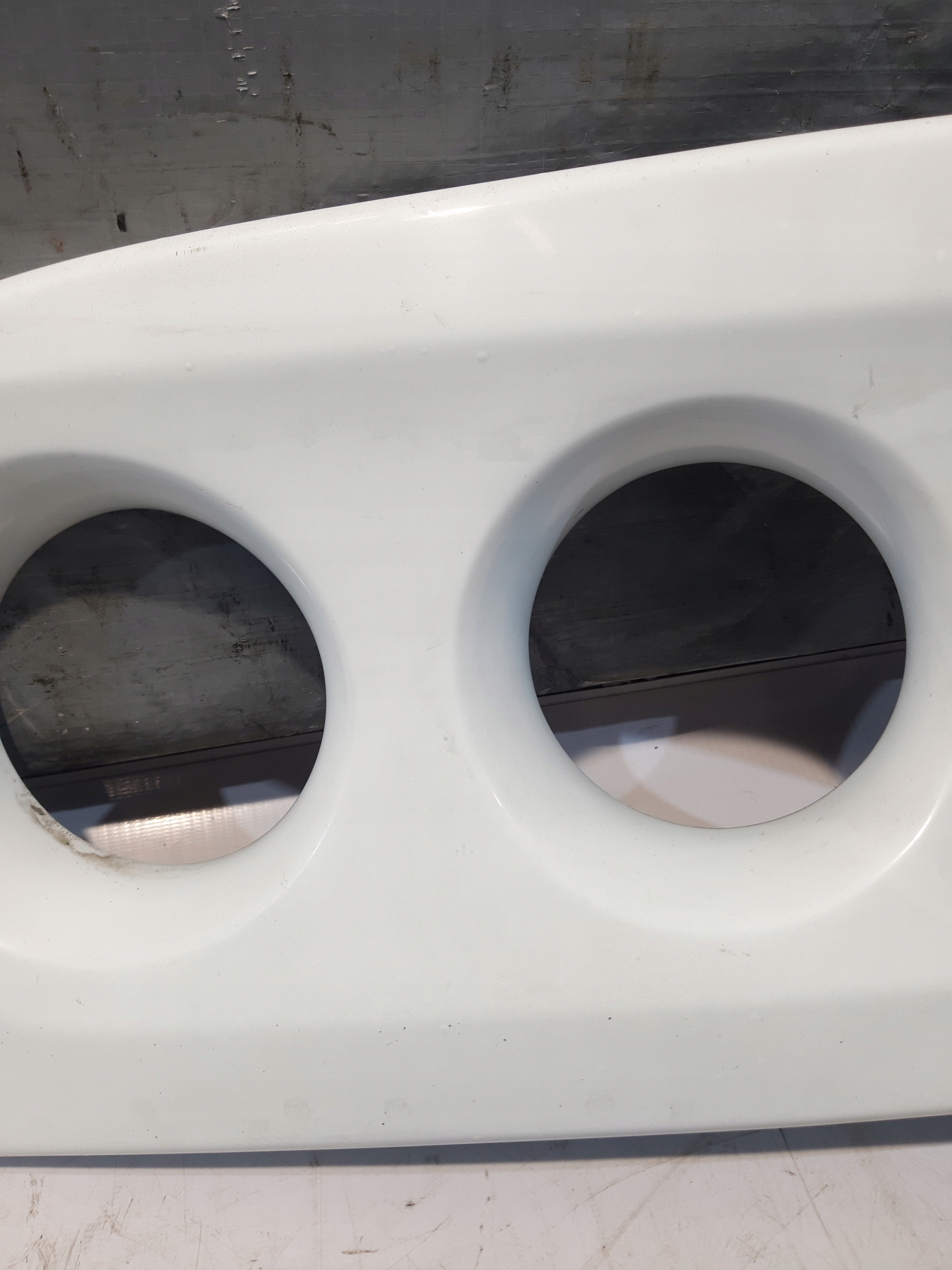 frame OPRAWA bonnet hood lights left front AUTOBUS ISUZU TURQUOISE