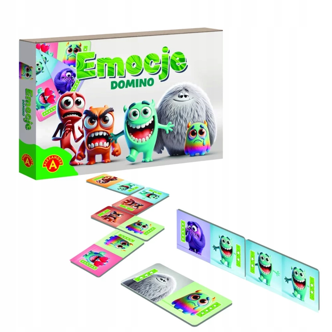 Domino Emocje gra edukacyjna Alexander 4+