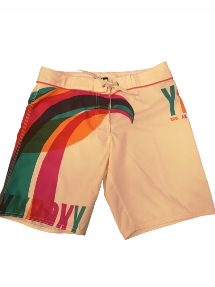 Szorty plażowe ROXY RAINBOW WAVE white r. S