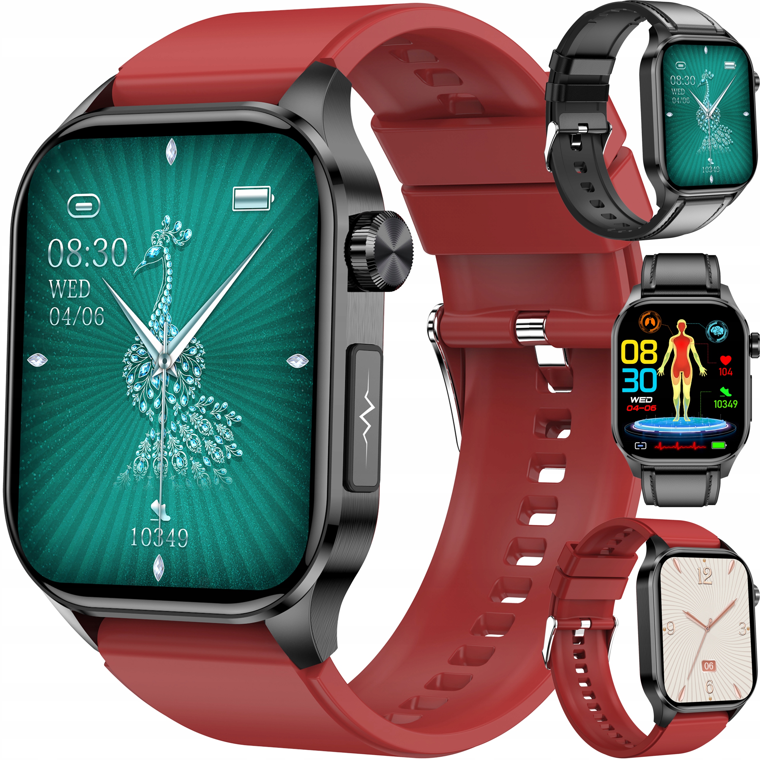 Smartwatch Zegarek Kardiowatch Glukoza Ekg Ciśnieniomierz Rozmowy Puls Pl