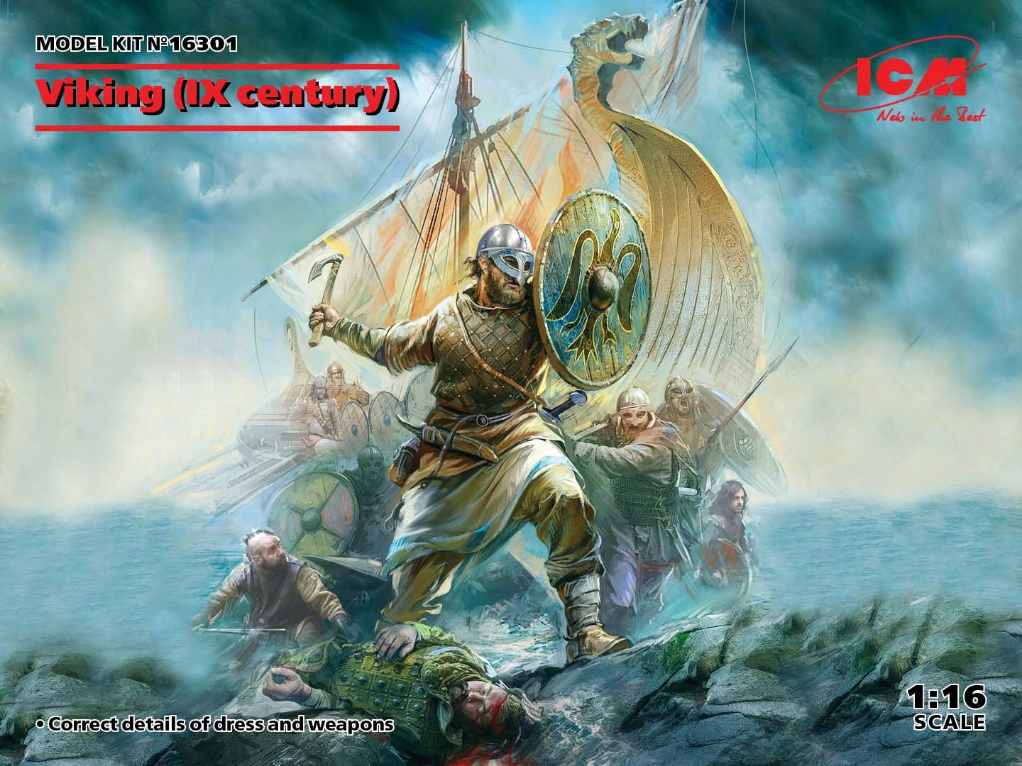 Viking (IX století) 1:16 ICM 16301