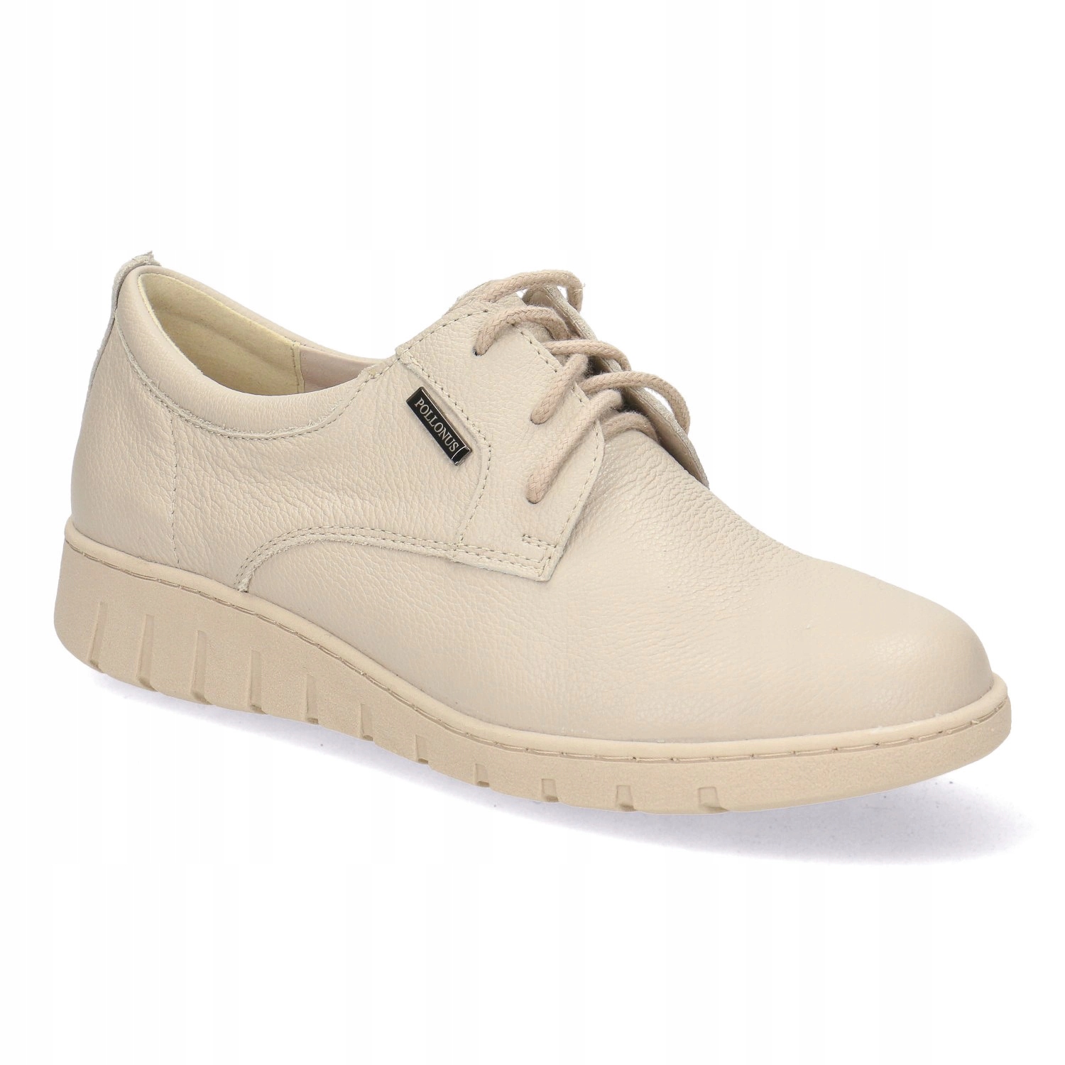 Dámské kožené polobotky Pollonus vanilkové 5-1694-005 40