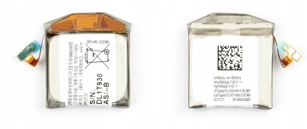 Nowa Oryginalna Bateria EB-BR830ABY Samsung Watch Active 2 SM-R830 40MM