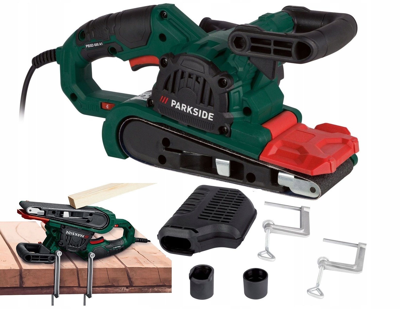 Szlifierka taśmowa sieciowe Parkside 900 W 230 V