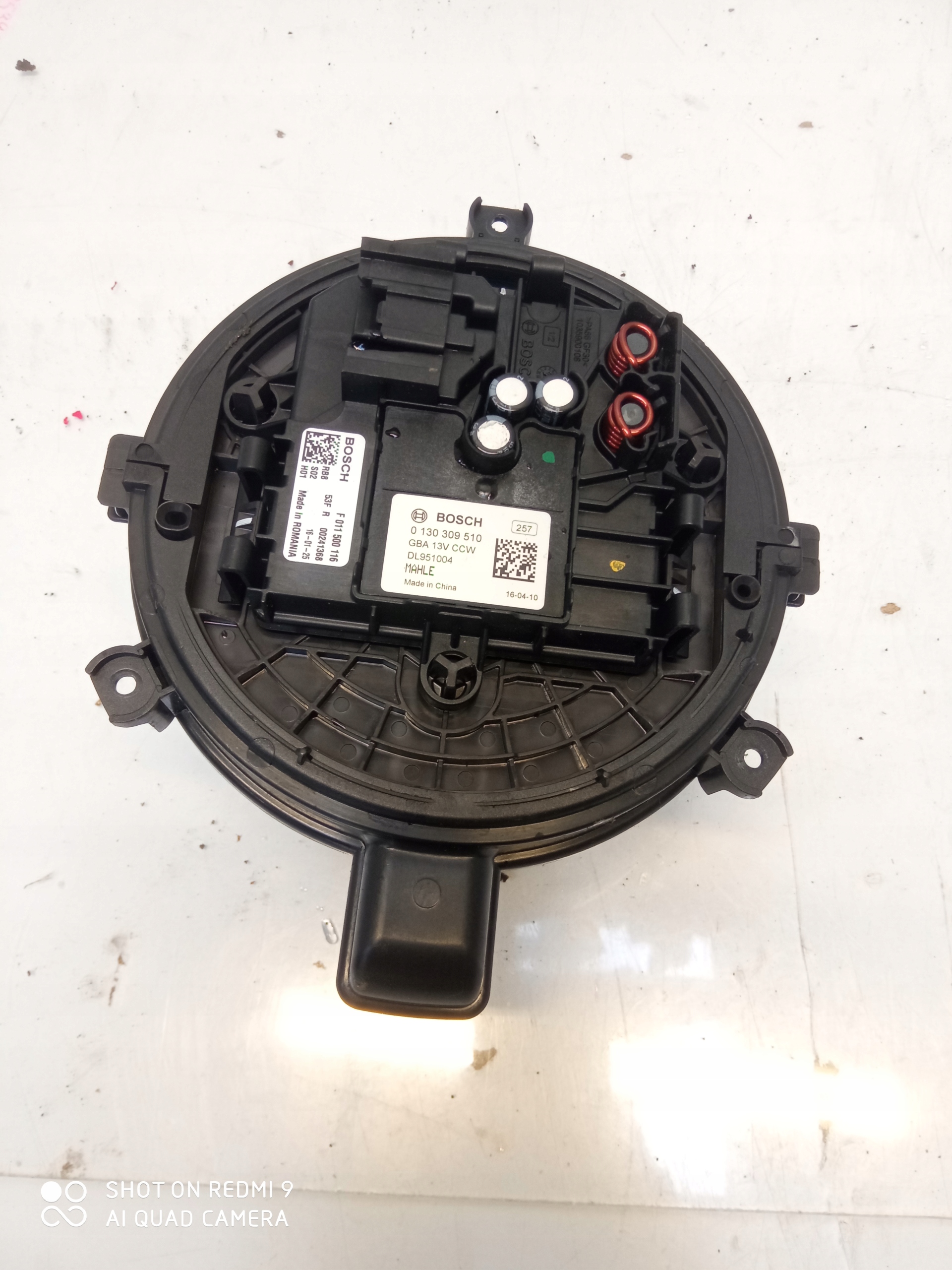 OPEL ASTRA K ventilátor topení 0130309510 EUROPA