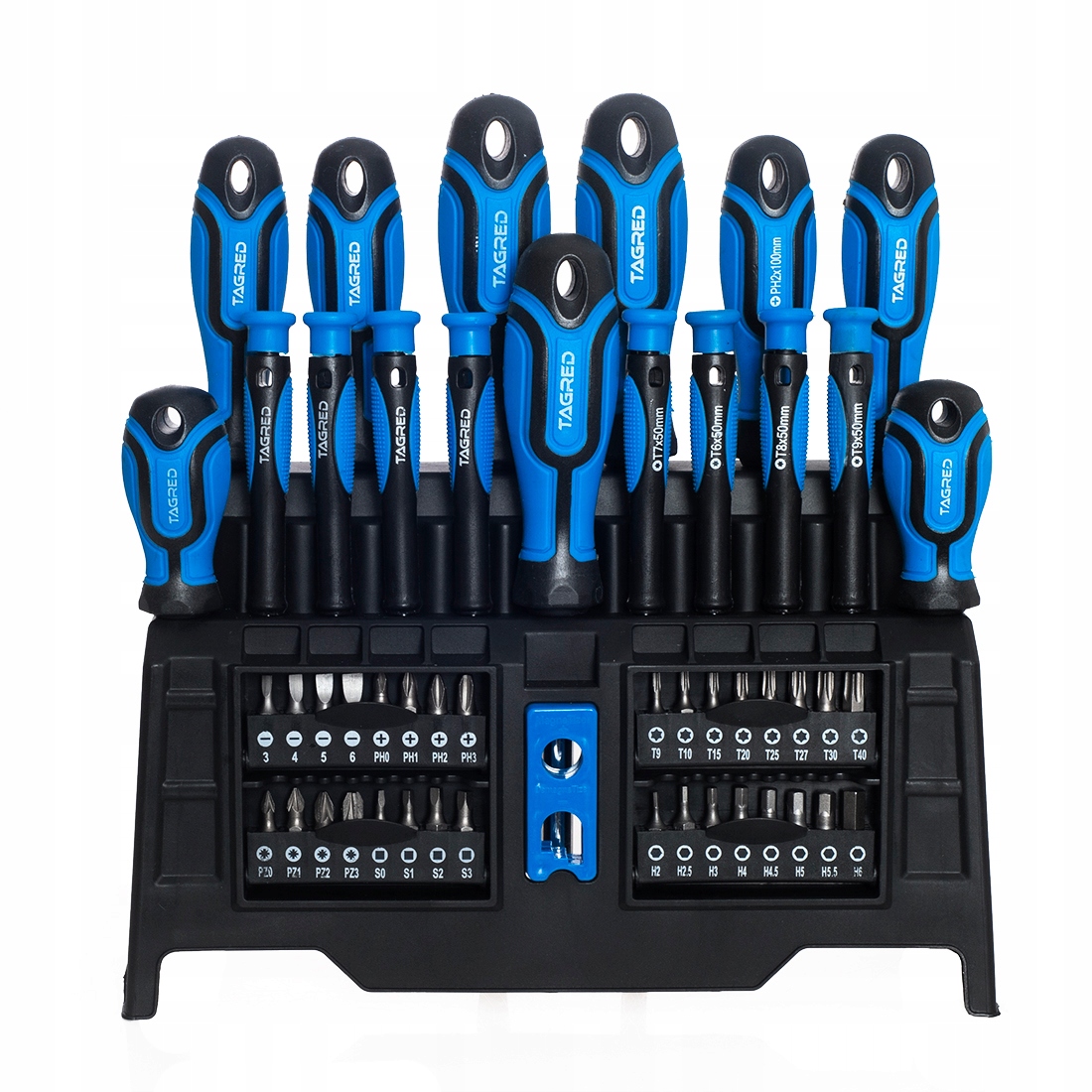 ZESTAW ŚRUBOKRĘTÓW WKRĘTAKI Z BITAMI + MAGNETYZER 50 ELEMENTÓW