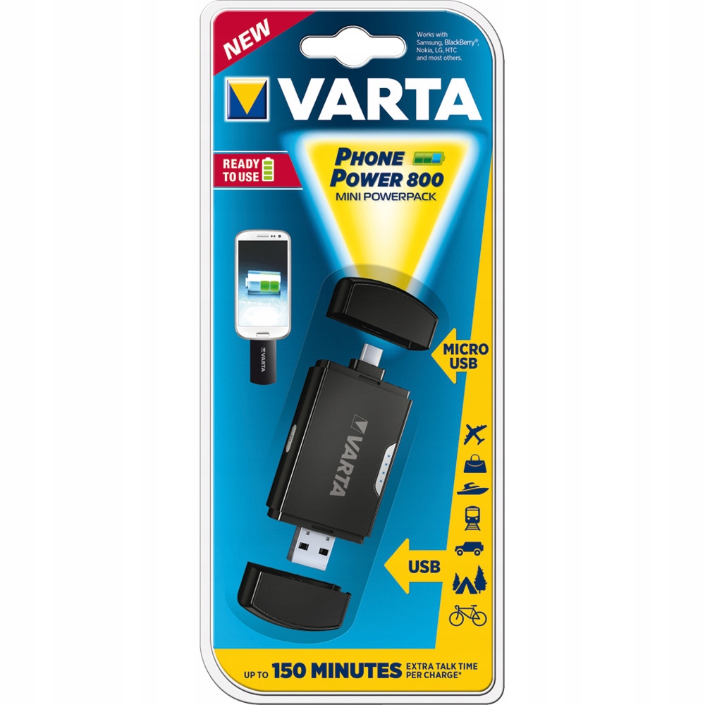 VARTA Mini PowerPack 400 mAh, czarna