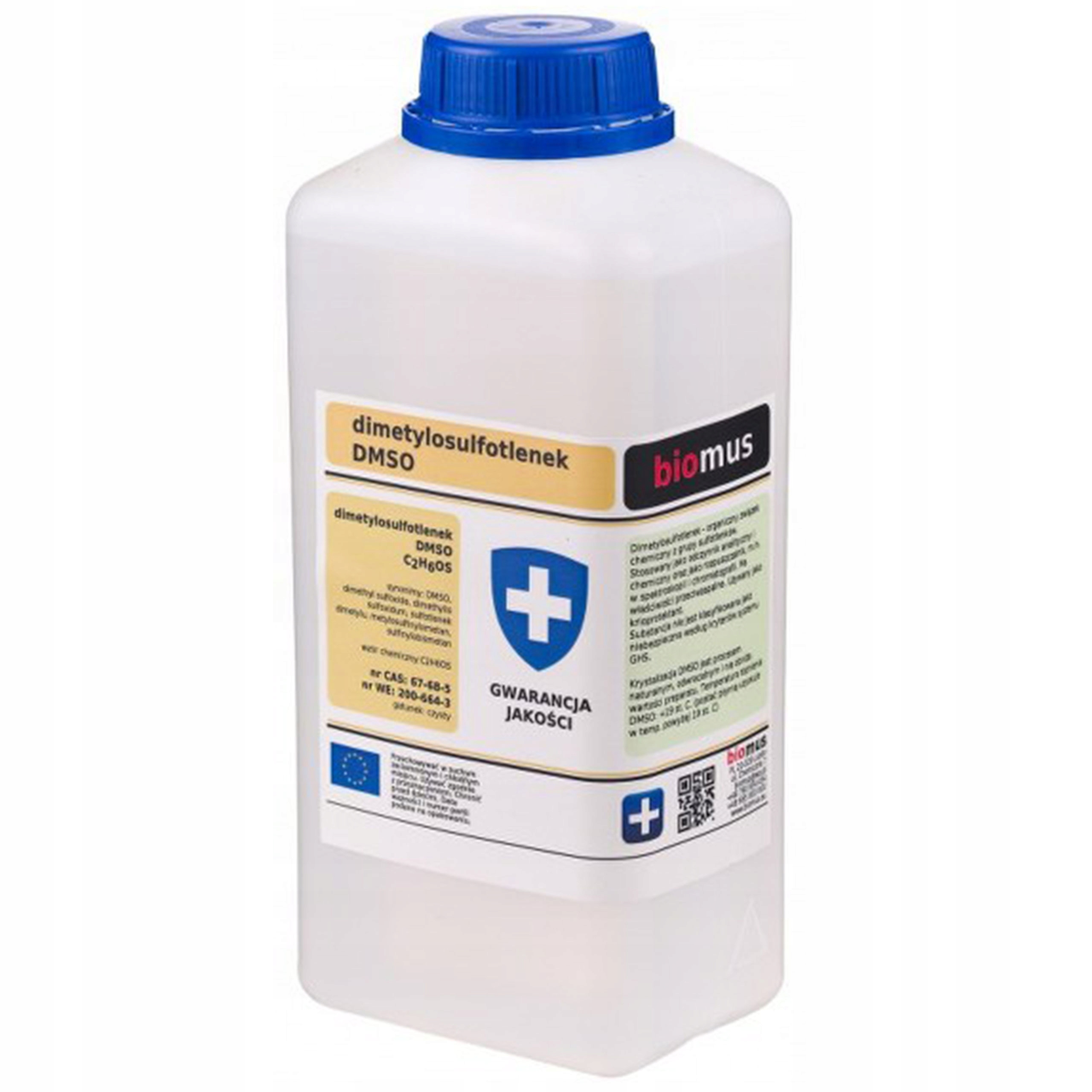

Dmso z miazgi drzewnej 500 ml 99,9% Czyste Biomus