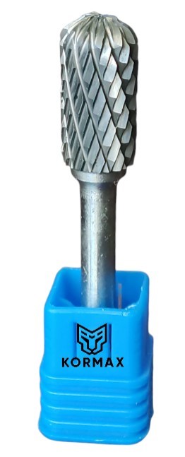 Fréza pilníková válcová zaoblená 16x25x65x6 na karbidový kov Kormax
