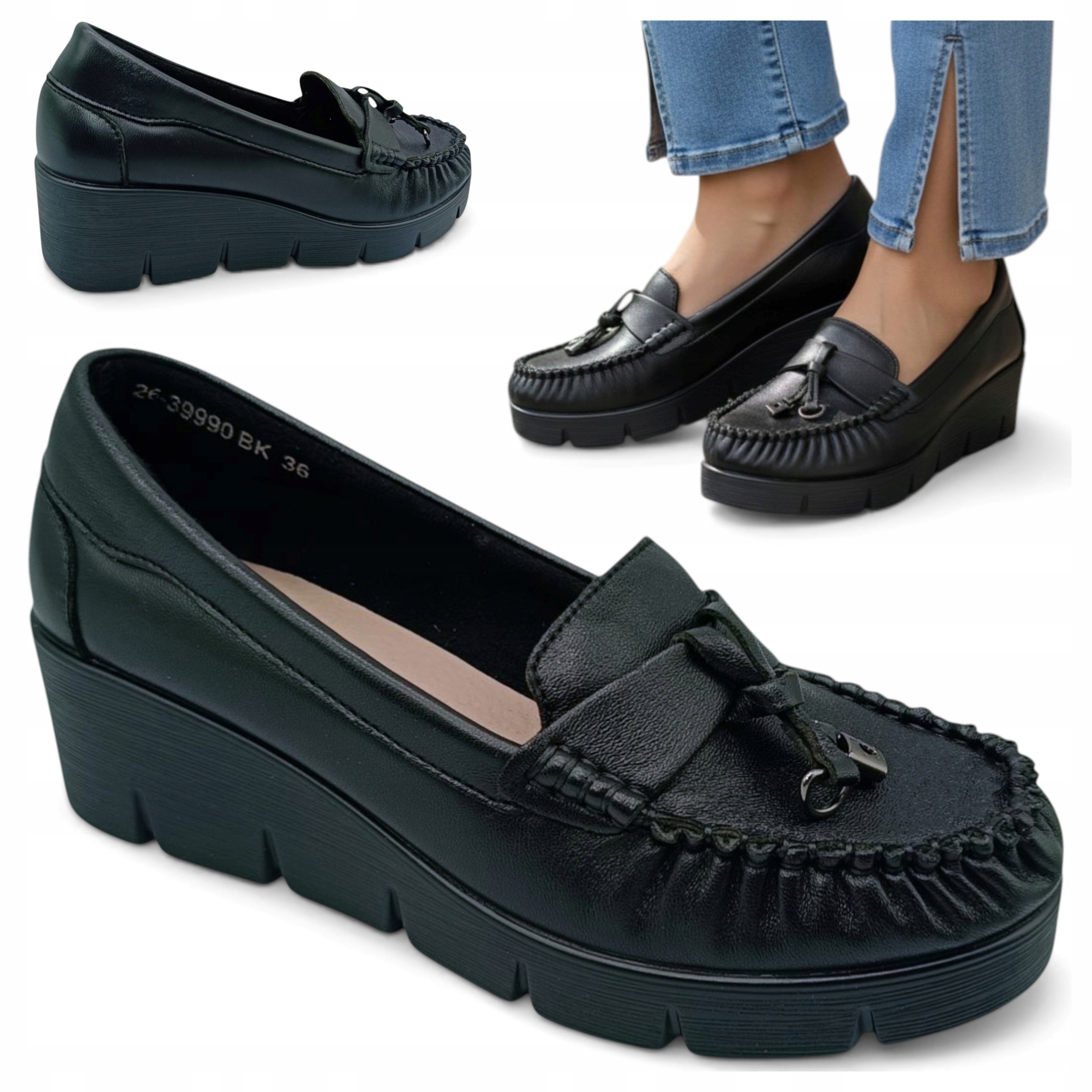 40 Vinceza Elegantní Polobotky Dámské Přírodní Kůže Jarní Pohodlné