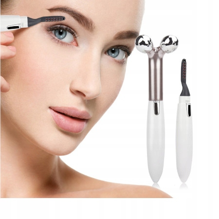 ELEKTRYCZNA ZALOTKA DO RZĘS+MASAŻER 3D DO TWARZY EAN (GTIN) 4572510346900