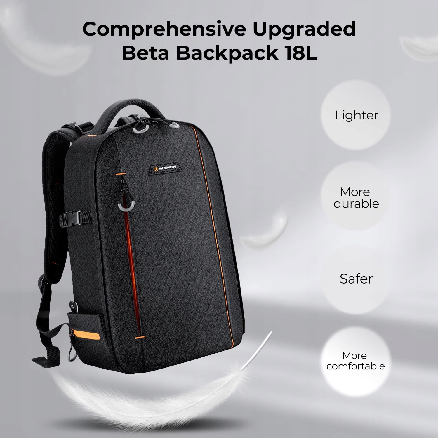 K&F CONCEPT Wodoodporny Plecak Fotograficzny Na Aparat i Laptopa — miniatura 7