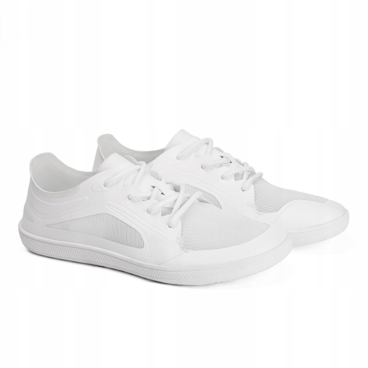 Pánské Barefoot sportovní boty Sneakersy elastické Zero Drop 43 bílé