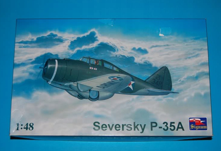 Seversky P-35A Signum 48005 v měřítku 1/48