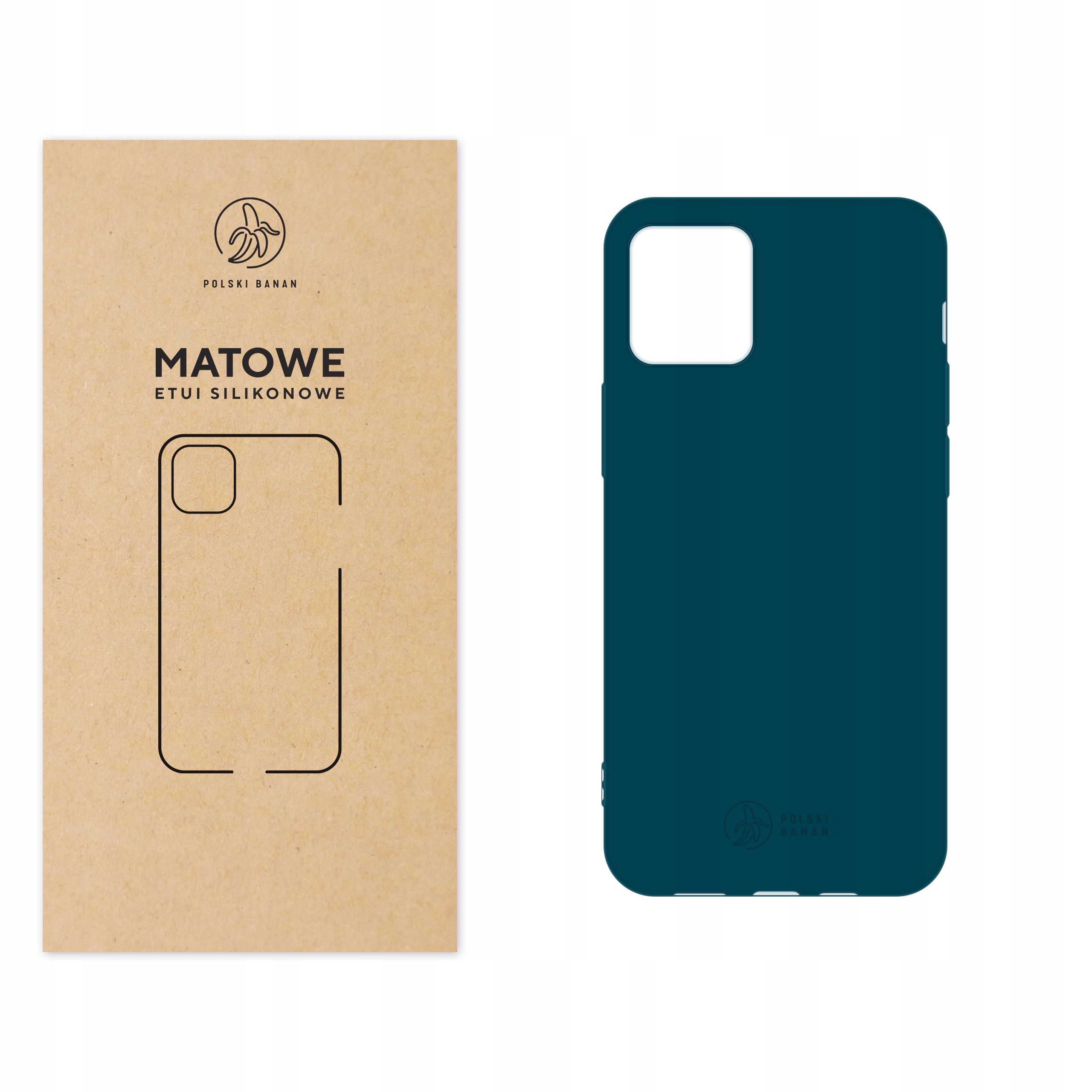 

Etui Matowe do iPhone 12 mini morskie