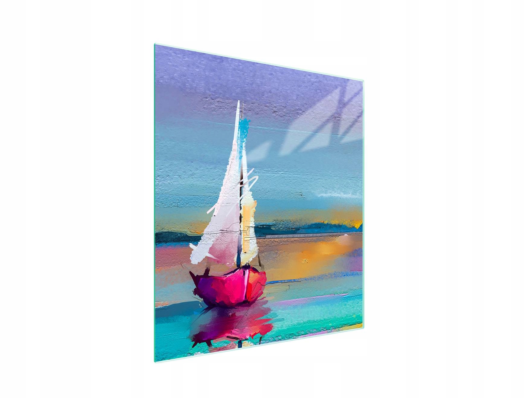 Skleněná Krájecí Deska 45x52 Lodičky Tvrzené Sklo 7v1