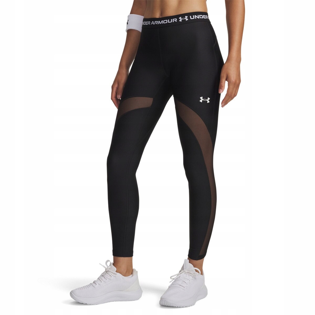 Under Armour Dámské legíny Under Armour HeatGear Mesh Legging-BLK