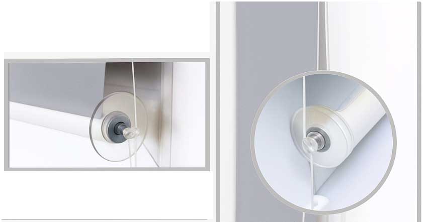 ROLETA GŁADKA 72x150 CM Z NAPINACZEM NA WYMIAR – PÓŁ ZACIEMNIAJĄCA Marka bez marki