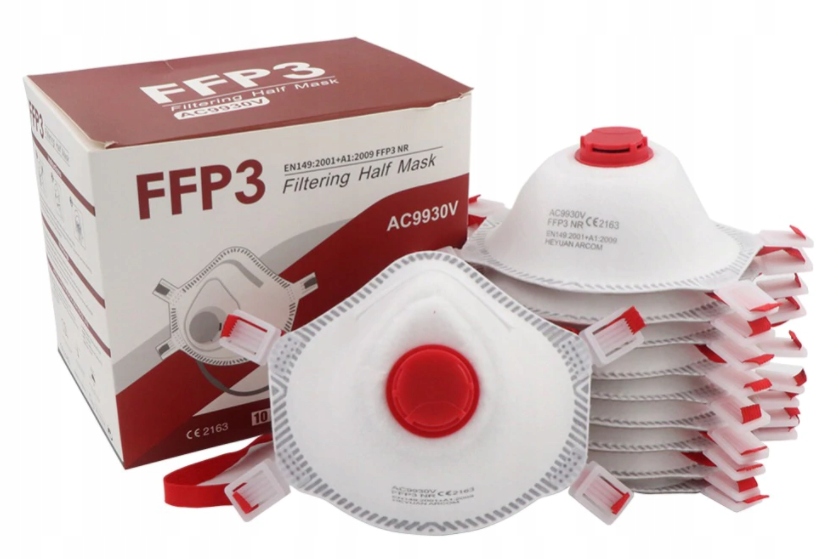

Maska FFP3 Maseczka Ochronna 9930 9930V Półmaska