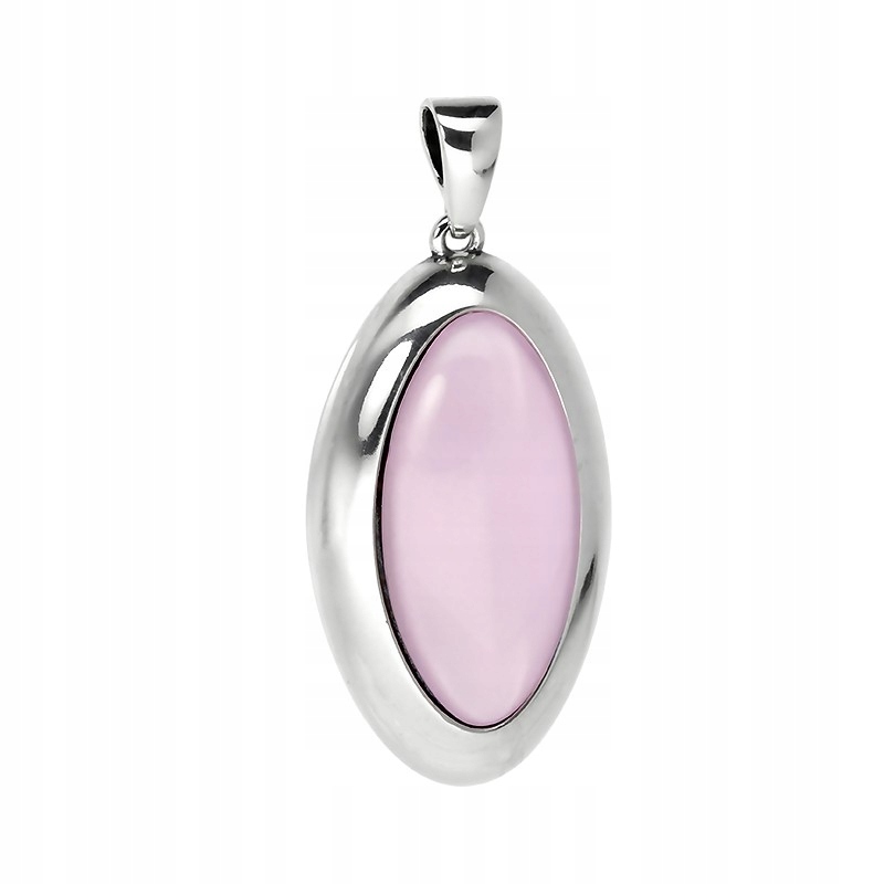 Stříbrný přívěsek Ag 925 s růžovým kamenem SG-135-Z-S