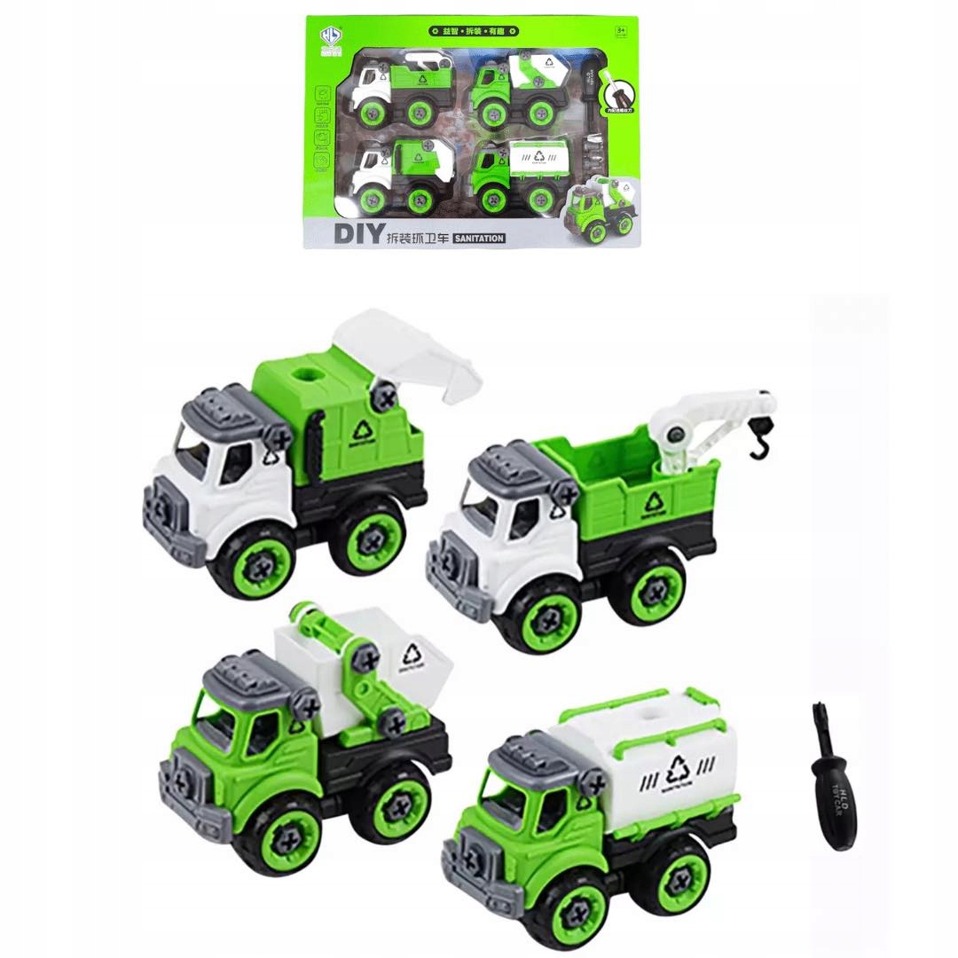 

Auta Ciężarówki Do Skręcania Zestaw