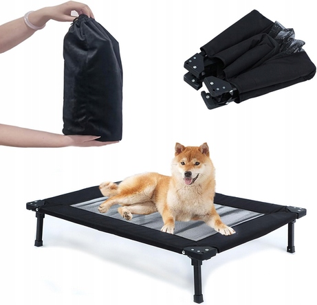 Levně Pelíšek vyvýšené, skládací, přenosné pro střední a velké psy