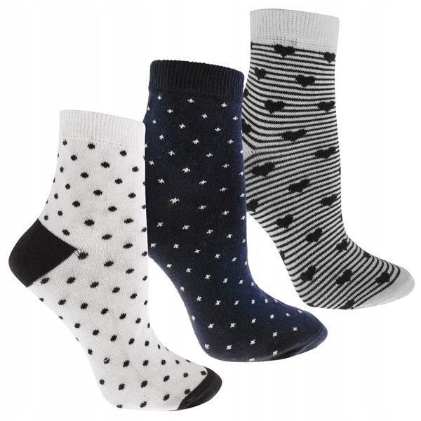 

3 x Bawełniane skarpety Skarpetki damskie Moraj 35