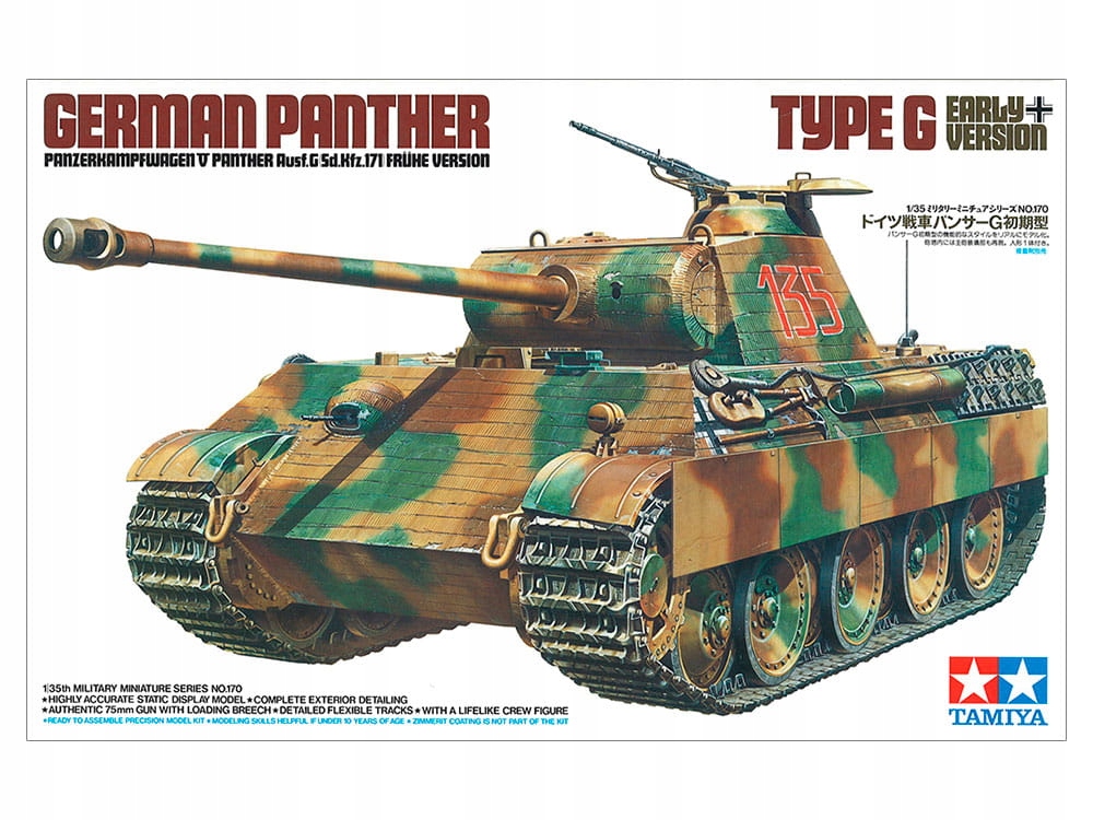 Panther (první verze typu G) 1:35 Tamiya 35170