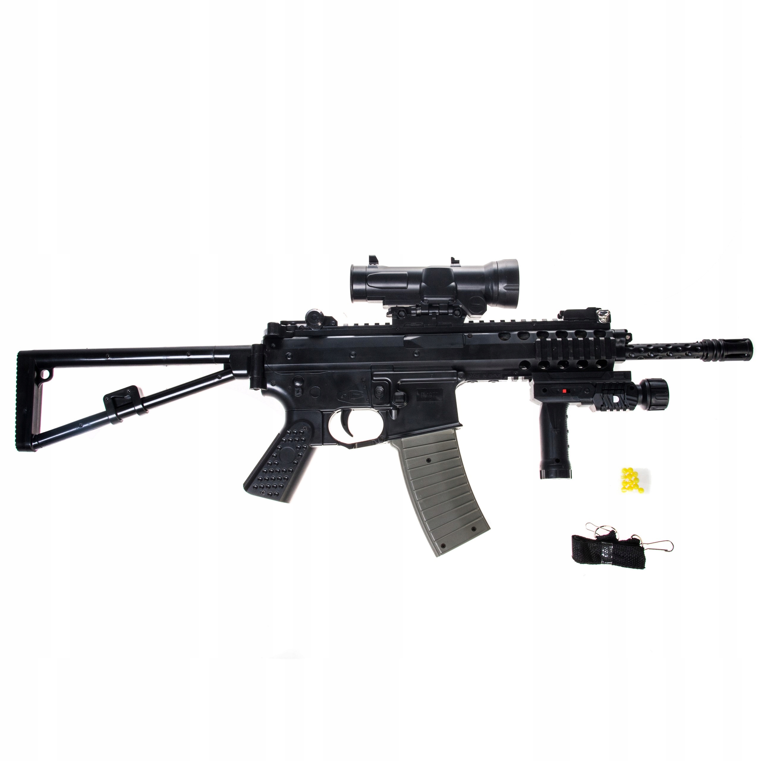 KARABIN MASZYNOWY SNAJPERSKI LUNETA LASER KULKI karabin na kulki Kod producenta REPLIKA REPLIKA SUBKARABINKA KAC PDW