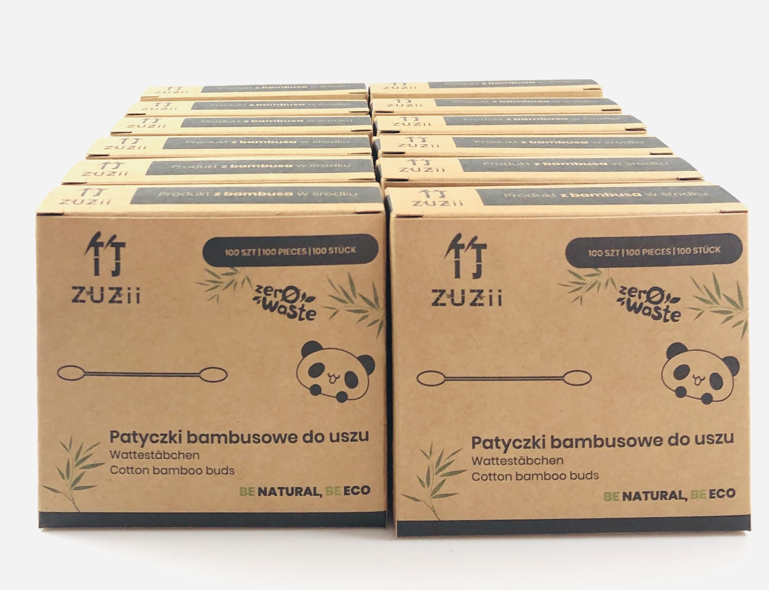 

ZUZii patyczki kosm. Zestaw 12 kartoników Eko Eco