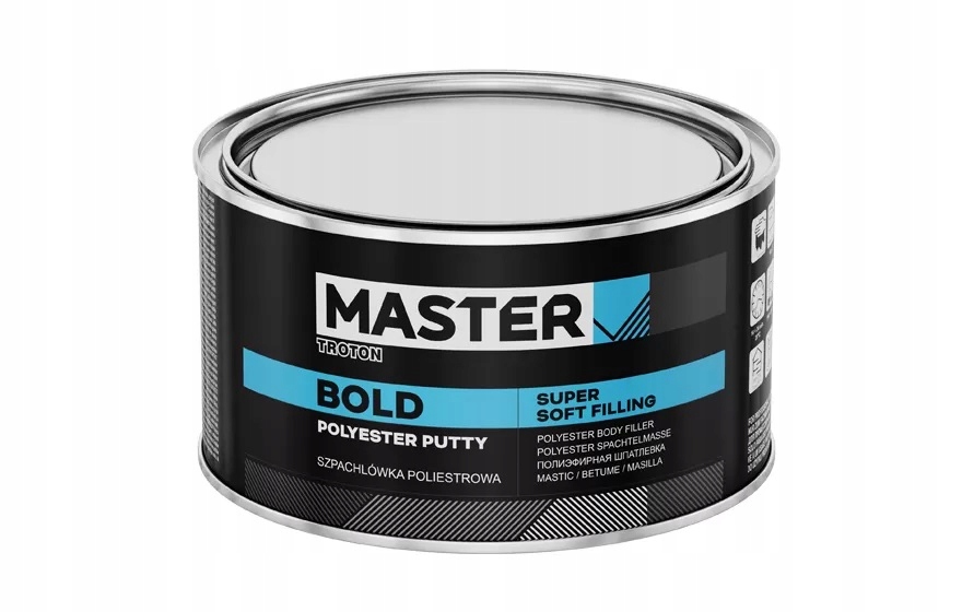 Szpachlówka bardzo miękka Troton Master Bold 1 litr szpachla utwardzacz