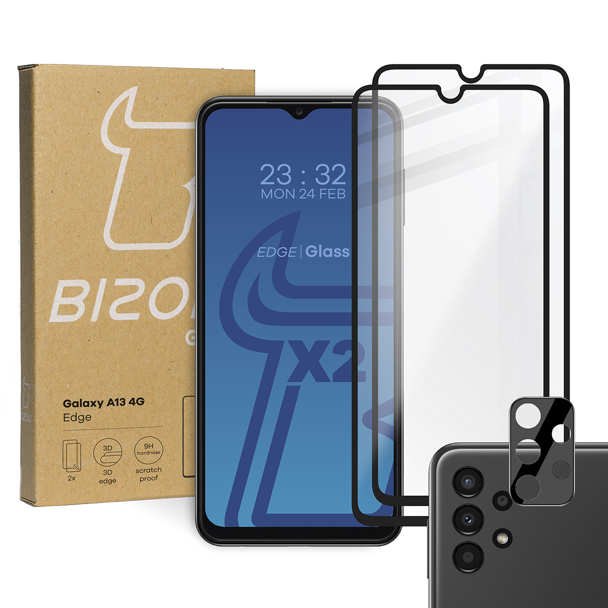 

Szkło hartowane +aparat Bizon do Galaxy A13 4G