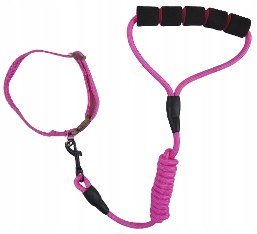 

Smycz komplet (obroża+smycz)dla małego psa 18-32cm