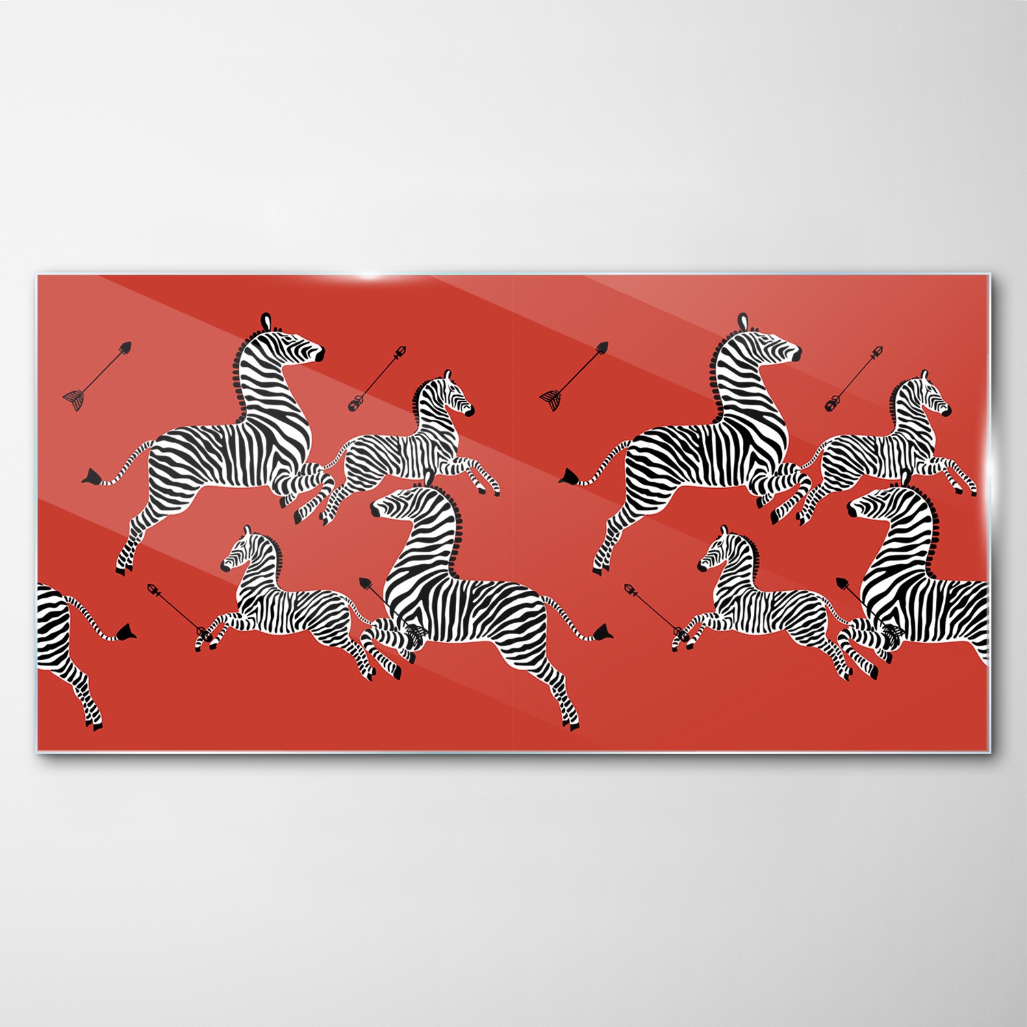 

Obraz Szklany Dekor Abstrakcja Zebra Retro 140x70