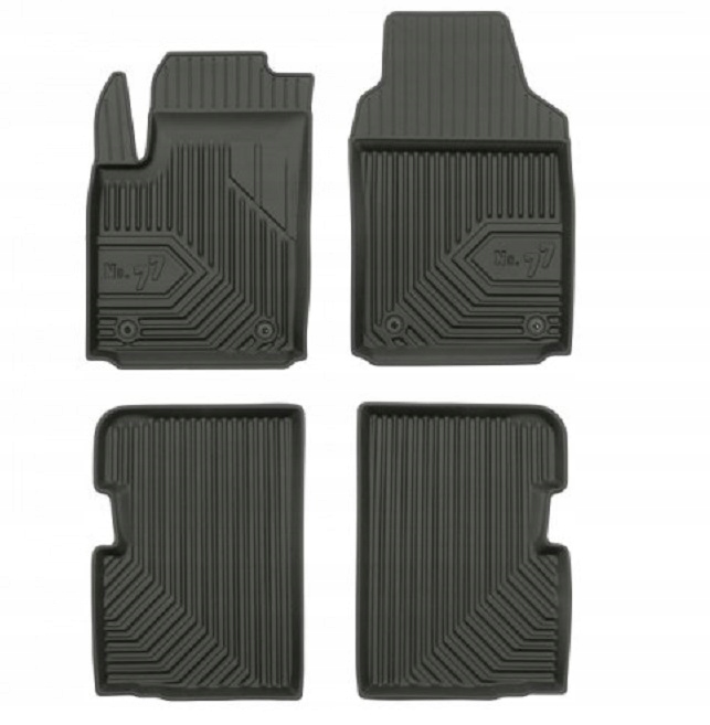 Dywaniki Gumowe Fiat 500 od 2007- Korytka 77