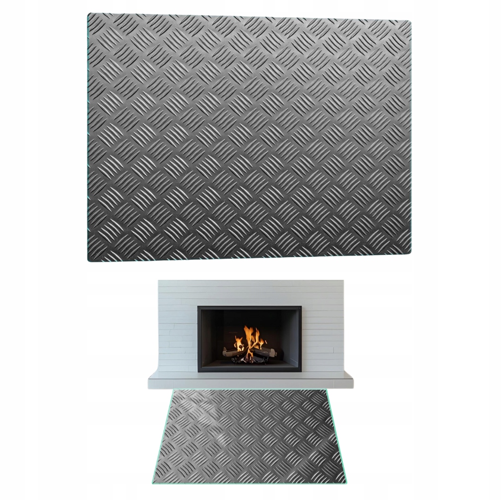 Sklo Pod Krb Tvrzené Sklo Podstavec Rozměr 65x60cm Grafika Kov