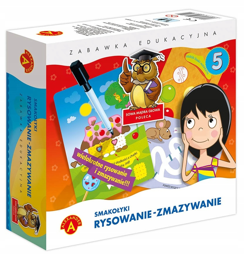 Alexander Gra Rysowanie i Zmazywanie 5 Smakołyki 07404 Marka Alexander